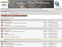 Tablet Screenshot of forum.tthfanfic.org